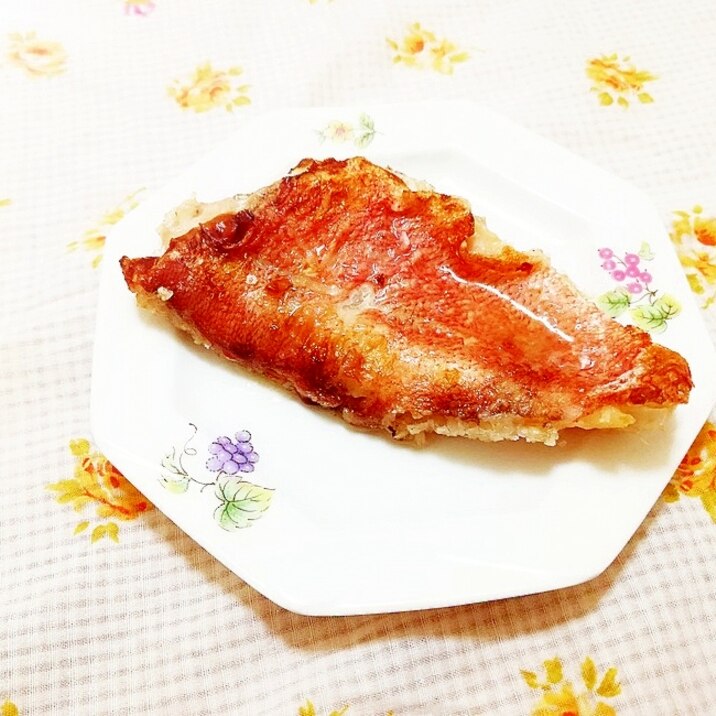 柚子風味♪赤魚の塩焼き